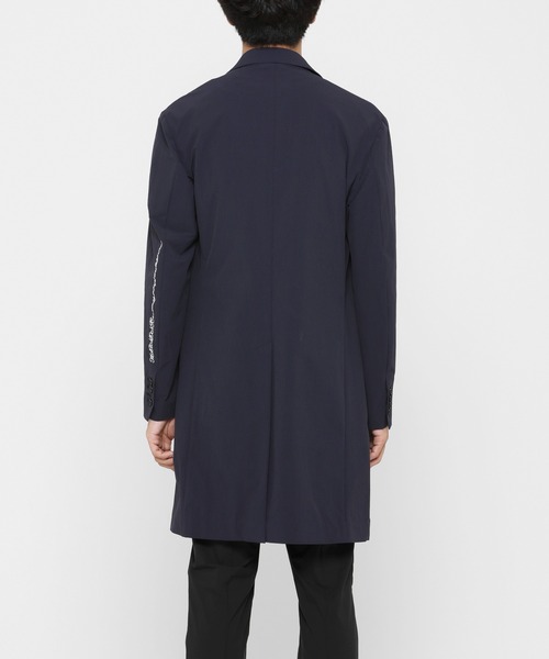 VANQUISH（ヴァンキッシュ）の「4WAY STRETCH CHESTER COAT ＊（チェスターコート・メンズ・ブラック/ネイビー・MEDIUM/LARGE）」の19枚目の写真