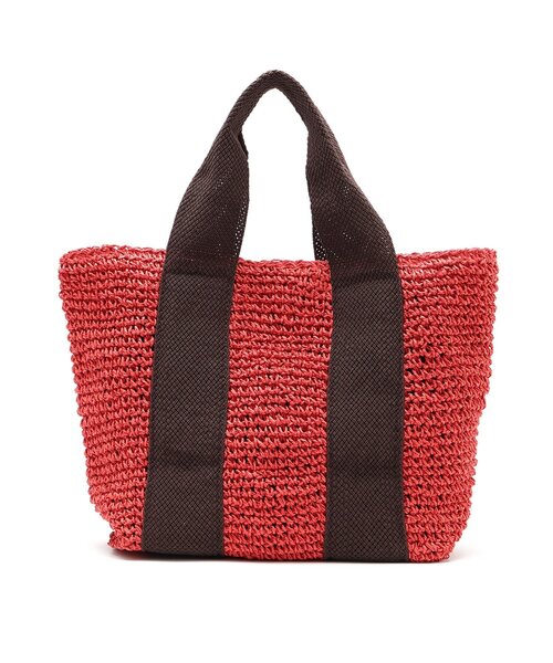 SHOO・LA・RUE(シューラルー)の「◆【抗菌防臭】ペーパー太テープトート(トートバッグ・レディース・ベージュ系その他4/ブラウン系/ブラウン系1/オレンジ・00)」の4枚目の写真