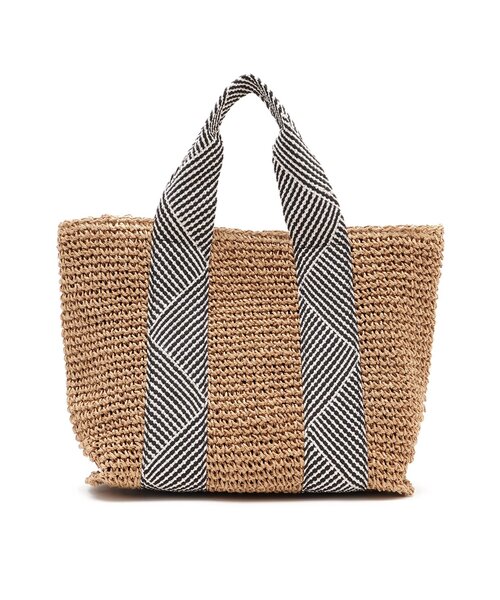 SHOO・LA・RUE(シューラルー)の「◆【抗菌防臭】ペーパー太テープトート(トートバッグ・レディース・ベージュ系その他4/ブラウン系/ブラウン系1/オレンジ・00)」の5枚目の写真