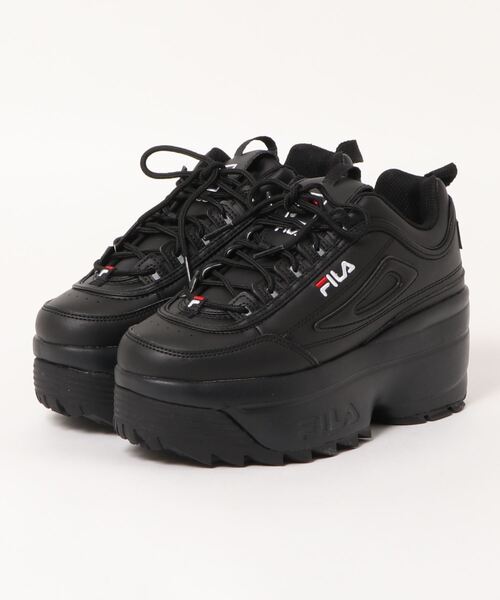 FILA（フィラ）の「【FILA】ディスラプター2 ウェッジ ウィメンズ（スニーカー・メンズ・ホワイト/ブラック・25cm/23.5cm/23cm/24.5cm/24cm/22.5cm/26cm/27cm/28cm）」の2枚目の写真