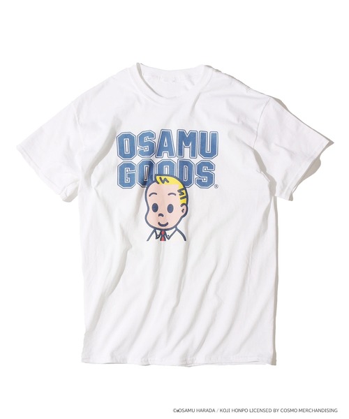 OSAMU GOODS(オサムグッズ)の「OSAMUGOODS 男の子 Tシャツ(Tシャツ/カットソー・メンズ・ホワイト/サックスブルー・M/L/XL)」の3枚目の写真