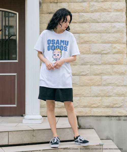 OSAMU GOODS(オサムグッズ)の「OSAMUGOODS 男の子 Tシャツ(Tシャツ/カットソー・メンズ・ホワイト/サックスブルー・M/L/XL)」の10枚目の写真