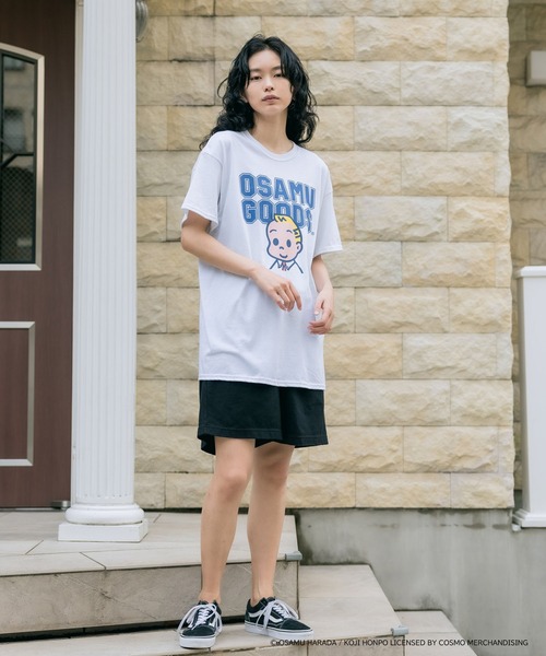 OSAMU GOODS(オサムグッズ)の「OSAMUGOODS 男の子 Tシャツ(Tシャツ/カットソー・メンズ・ホワイト/サックスブルー・M/L/XL)」の11枚目の写真