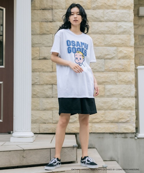 OSAMU GOODS(オサムグッズ)の「OSAMUGOODS 男の子 Tシャツ(Tシャツ/カットソー・メンズ・ホワイト/サックスブルー・M/L/XL)」の12枚目の写真