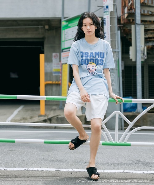 OSAMU GOODS(オサムグッズ)の「OSAMUGOODS 男の子 Tシャツ(Tシャツ/カットソー・メンズ・ホワイト/サックスブルー・M/L/XL)」の13枚目の写真