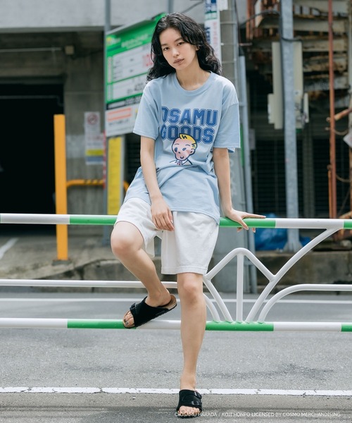 OSAMU GOODS(オサムグッズ)の「OSAMUGOODS 男の子 Tシャツ(Tシャツ/カットソー・メンズ・ホワイト/サックスブルー・M/L/XL)」の14枚目の写真