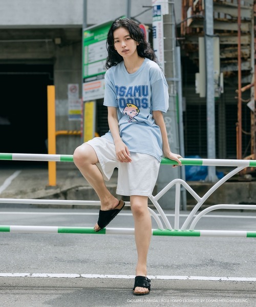 OSAMU GOODS(オサムグッズ)の「OSAMUGOODS 男の子 Tシャツ(Tシャツ/カットソー・メンズ・ホワイト/サックスブルー・M/L/XL)」の15枚目の写真