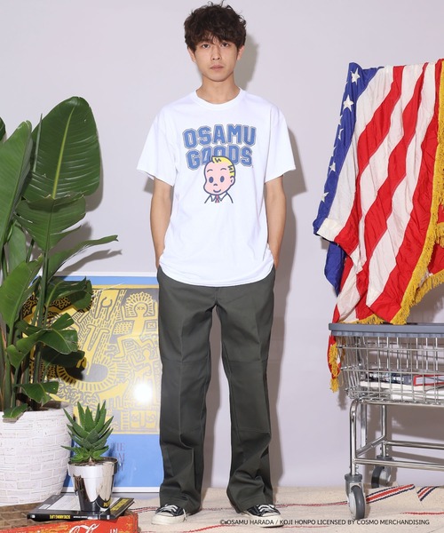 OSAMU GOODS(オサムグッズ)の「OSAMUGOODS 男の子 Tシャツ(Tシャツ/カットソー・メンズ・ホワイト/サックスブルー・M/L/XL)」の21枚目の写真