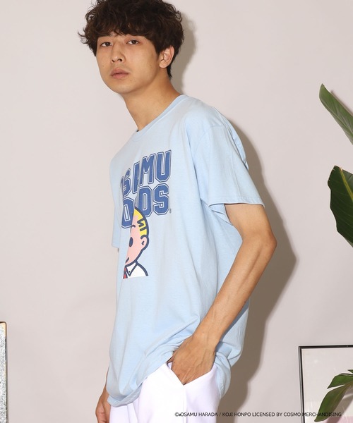 OSAMU GOODS(オサムグッズ)の「OSAMUGOODS 男の子 Tシャツ(Tシャツ/カットソー・メンズ・ホワイト/サックスブルー・M/L/XL)」の19枚目の写真