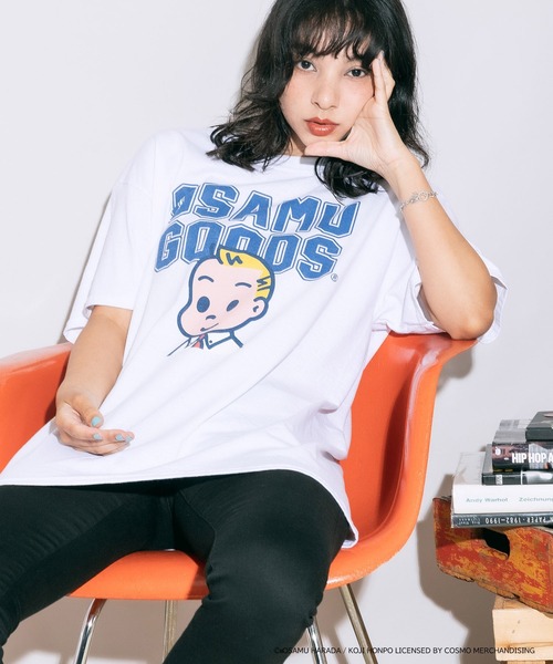 OSAMU GOODS(オサムグッズ)の「OSAMUGOODS 男の子 Tシャツ(Tシャツ/カットソー・メンズ・ホワイト/サックスブルー・M/L/XL)」の22枚目の写真