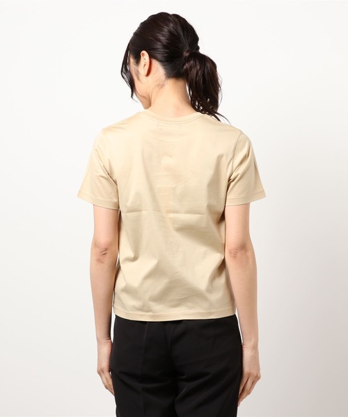 【美品】スタニングルアー　シアーストレッチコンパクトTシャツ　ライトブラウン　S 美品】スタニングルアー シアーストレッチコンパクトTシャツ