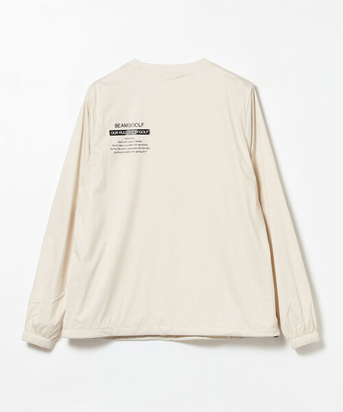 ブルゾン BEAMS GOLF ORANGE LABEL / 防風 ロゴ プルオーバー