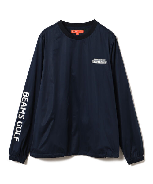 ブルゾン BEAMS GOLF ORANGE LABEL / 防風 ロゴ プルオーバー
