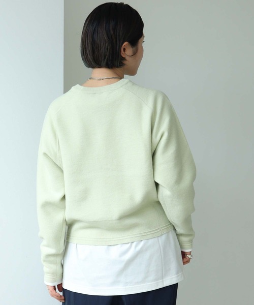 nitca(ニトカ)の「ニットスウェット ショートプルオーバー(ニット/セーター・レディース・グレー/キナリ/ライトグリーン・FREE)」の22枚目の写真