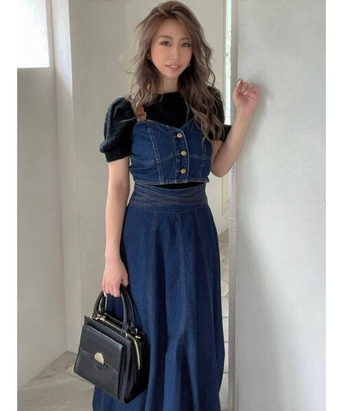 RESEXXY（リゼクシー）の「ブークレニットトップス（ニット/セーター・レディース・ホワイト/ブラック/ベージュ・FREE）」の14枚目の写真