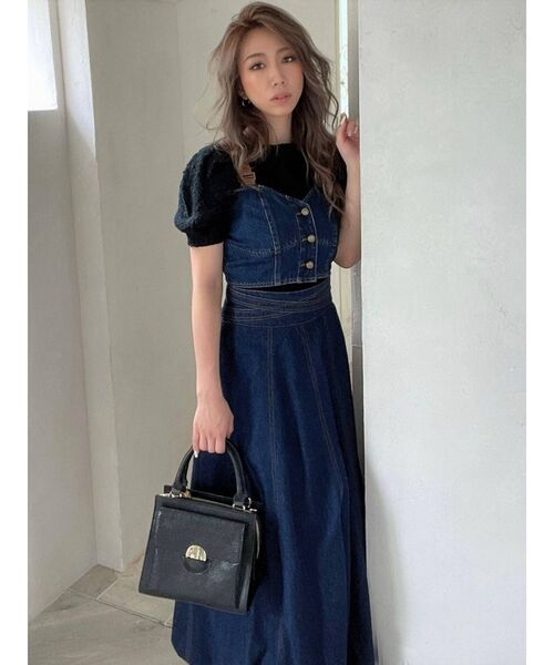 RESEXXY（リゼクシー）の「ブークレニットトップス（ニット/セーター・レディース・ホワイト/ブラック/ベージュ・FREE）」の15枚目の写真