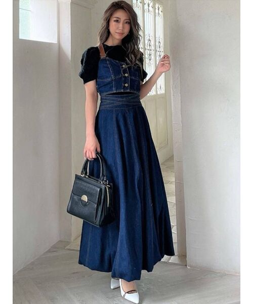 RESEXXY（リゼクシー）の「ブークレニットトップス（ニット/セーター・レディース・ホワイト/ブラック/ベージュ・FREE）」の17枚目の写真