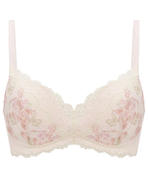 Triumph(トリンプ)の「恋するブラ533 ノンワイヤーブラジャー TR533 P(ブラジャー・レディース・ピンク/オレンジ・M2/M1/L1/L2)」の2枚目の写真