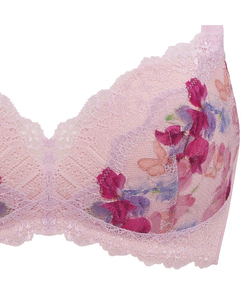 Triumph(トリンプ)の「恋するブラ533 ノンワイヤーブラジャー TR533 P(ブラジャー・レディース・ピンク/オレンジ・M2/M1/L1/L2)」の3枚目の写真