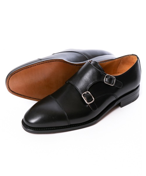 Berwick1707(バーウィック)の「Berwick バーウィック ダブルモンク 5212 レザー ソール(ドレスシューズ・メンズ・ブラック/ダークブラウン・5.5/6/6.5/7/7.5/8)」の3枚目の写真