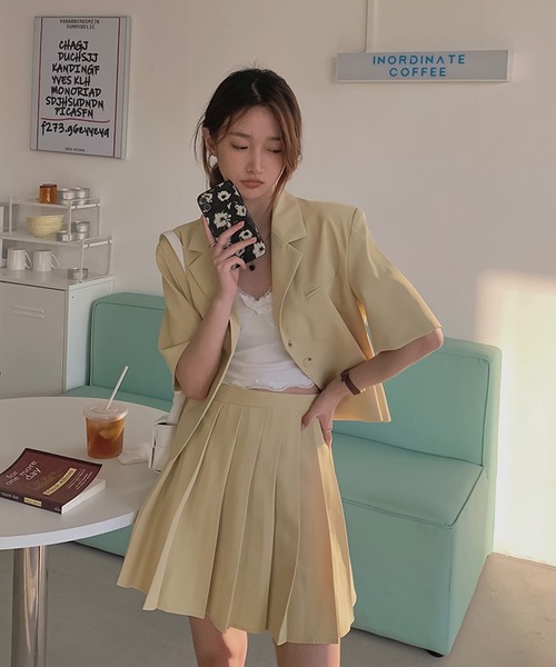 ガーリードール Girly Doll セットアップ （ブラウン） セットアップ【韓国ファッション】[品番：ZJ000016869]｜Girly