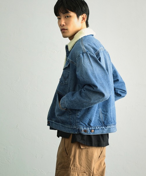 Wrangler(ラングラー)の「Wrangler/ラングラー ランチコート(ライダースジャケット・メンズ・ブラック/ブラウン/インディゴブルー/サーモンピンク・SMALL/MEDIUM/LARGE/X-LARGE)」の9枚目の写真