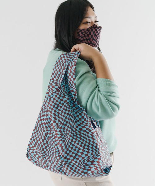 BAGGU（バグー）の「STANDARD BAGGU 386.チェッカー スカイブルー