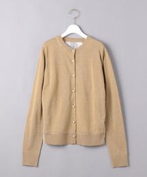 ミュベール すずらん　カーディガン MUVEIL ミュベール すずらん刺繍カーディガン 38 ブラック