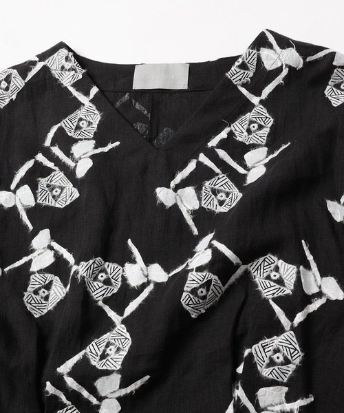 rikolekt（リコレクト）の「paper flower ワンピース（ワンピース・レディース・ブラック・M）」の7枚目の写真