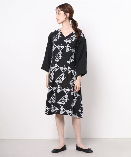 rikolekt（リコレクト）の「paper flower ワンピース（ワンピース・レディース・ブラック・M）」の4枚目の写真