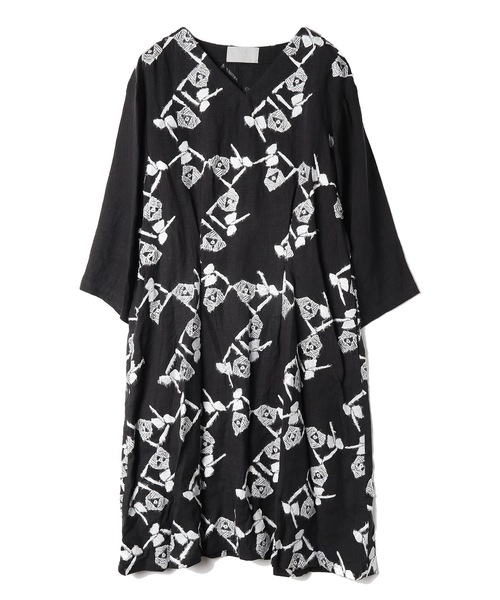 rikolekt（リコレクト）の「paper flower ワンピース（ワンピース・レディース・ブラック・M）」の5枚目の写真