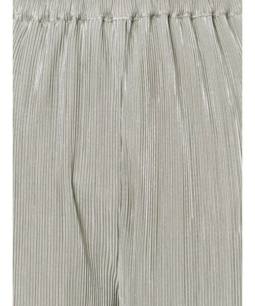 MURUA（ムルーア）の「シャイニープリーツパンツ（スウェットパンツ・レディース・モカ/グレー・FREE）」の14枚目の写真