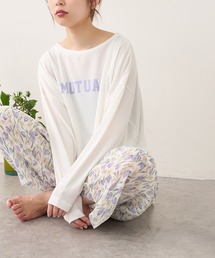 【おうちナチュ】シアバター加工ドルマンロゴT