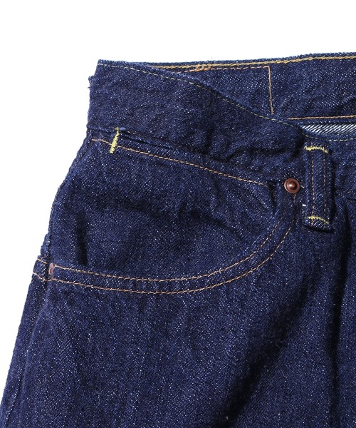 濃紺 美品 orSlow オアスロウ インディゴ デニム パンツ ２ セルビッチ 美品 OrSlow オアスロウ セルビッチ付 濃紺 インディゴ サイズ2