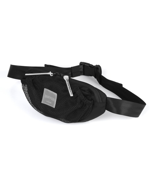The DUFFER of ST.GEORGE（ザダファーオブセントジョージ）の「〔BLACK LABEL〕"A-PACK" WAIST BAG：ウエストバッグ ボディバッグ（ボディバッグ/ウエストポーチ・メンズ・ブラック・F）」の3枚目の写真