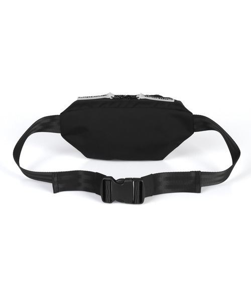 The DUFFER of ST.GEORGE（ザダファーオブセントジョージ）の「〔BLACK LABEL〕"A-PACK" WAIST BAG：ウエストバッグ ボディバッグ（ボディバッグ/ウエストポーチ・メンズ・ブラック・F）」の2枚目の写真