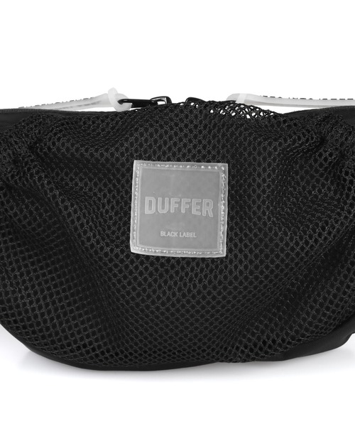 The DUFFER of ST.GEORGE（ザダファーオブセントジョージ）の「〔BLACK LABEL〕"A-PACK" WAIST BAG：ウエストバッグ ボディバッグ（ボディバッグ/ウエストポーチ・メンズ・ブラック・F）」の6枚目の写真