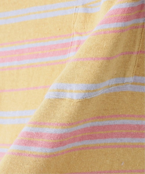 JOURNAL STANDARD relume(ジャーナルスタンダード レリューム)の「C/HEMP BORDER TEE(Tシャツ/カットソー・メンズ・ホワイト/チャコールグレー/ベージュ/ブルー/アイボリー/ライトイエロー・MEDIUM/LARGE)」の17枚目の写真