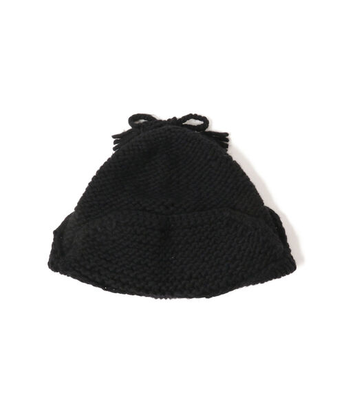 BEAMS BOY(ビームスボーイ)の「BEAMS BOY / ニット イヤー キャップ(ニットキャップ/ビーニー・レディース・ブラック/グレー/オリーブ・ONE SIZE)」の9枚目の写真