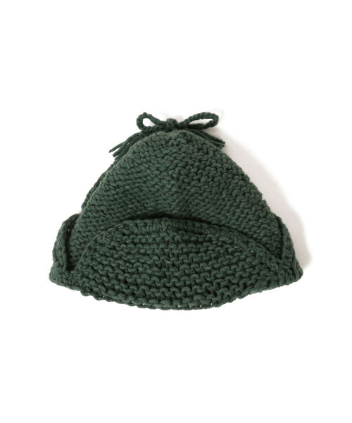 BEAMS BOY(ビームスボーイ)の「BEAMS BOY / ニット イヤー キャップ(ニットキャップ/ビーニー・レディース・ブラック/グレー/オリーブ・ONE SIZE)」の6枚目の写真