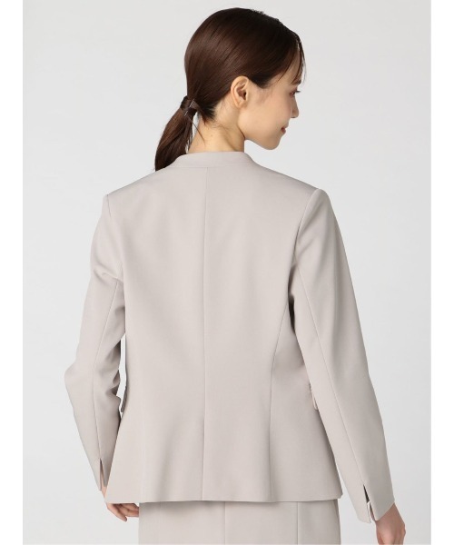 m.f.editorial(エムエフエディトリアル)の「エムエフエディトリアルレディース/m.f.editorial:Women ダブルクロス セットアップ カラーレスジャケット (セットアップパンツ・スカートございます)(スーツジャケット・レディース・ライトグレー・S/X-LARGE/MEDIUM/LARGE)」の12枚目の写真