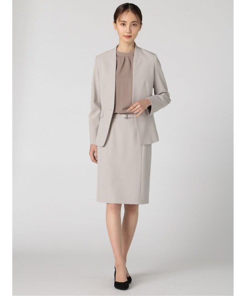 m.f.editorial(エムエフエディトリアル)の「エムエフエディトリアルレディース/m.f.editorial:Women ダブルクロス セットアップ カラーレスジャケット (セットアップパンツ・スカートございます)(スーツジャケット・レディース・ライトグレー・S/X-LARGE/MEDIUM/LARGE)」の16枚目の写真