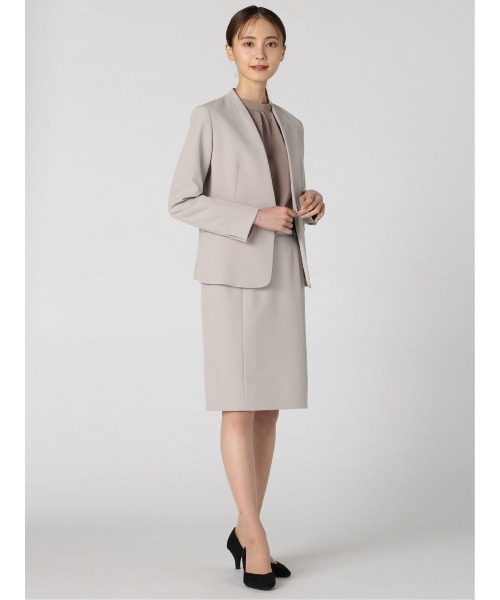 m.f.editorial(エムエフエディトリアル)の「エムエフエディトリアルレディース/m.f.editorial:Women ダブルクロス セットアップ カラーレスジャケット (セットアップパンツ・スカートございます)(スーツジャケット・レディース・ライトグレー・S/X-LARGE/MEDIUM/LARGE)」の15枚目の写真