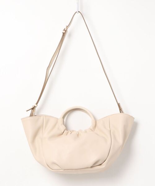 カカトゥ kakatoo / ギャザーハンドル2wayトートバッグ