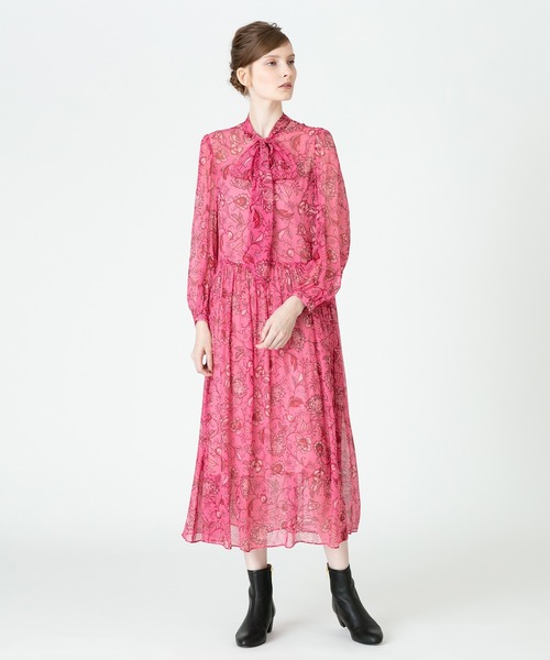 Loulou Willoughby Willoughby ルルウィルビー のワンピース ワンピース ドレス 楊柳フラワーリボンワンピース 2121 14 110 を購入できます Allureville Willoughby ルルウィルビー のファッション Loulou 楊柳フラワーリボンワンピース ワンピース