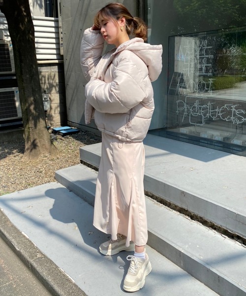 one after another NICE CLAUP(ワンアフターアナザーナイスクラップ)の「Mサイズあり バックレースアップマーメイドスカート(スカート・レディース・アイボリー/ホワイト系その他/ブラック/ブラウン系その他/ピンク・MEDIUM/LARGE)」の17枚目の写真