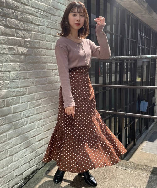 one after another NICE CLAUP(ワンアフターアナザーナイスクラップ)の「Mサイズあり バックレースアップマーメイドスカート(スカート・レディース・アイボリー/ホワイト系その他/ブラック/ブラウン系その他/ピンク・MEDIUM/LARGE)」の15枚目の写真