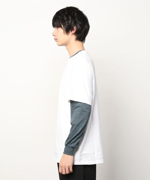 BIAS（バイアス）の「【BIAS】ロゴプリントTee＆ロンTセット（Tシャツ/カットソー・メンズ・ホワイト系その他/クリア/ブラック系その他2/ホワイト/ダークグレー/ブラック×ブラック/オフホワイト・LARGE/SMALL/MEDIUM）」の14枚目の写真