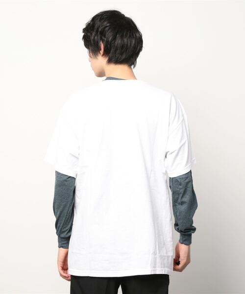 BIAS（バイアス）の「【BIAS】ロゴプリントTee＆ロンTセット（Tシャツ/カットソー・メンズ・ホワイト系その他/クリア/ブラック系その他2/ホワイト/ダークグレー/ブラック×ブラック/オフホワイト・LARGE/SMALL/MEDIUM）」の16枚目の写真