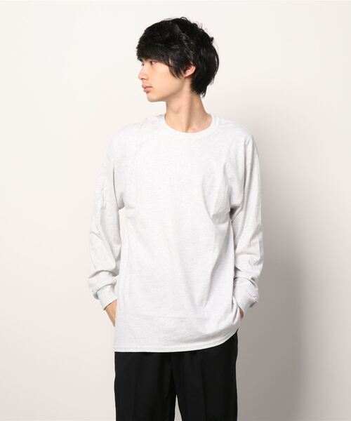 BIAS（バイアス）の「【BIAS】ロゴプリントTee＆ロンTセット（Tシャツ/カットソー・メンズ・ホワイト系その他/クリア/ブラック系その他2/ホワイト/ダークグレー/ブラック×ブラック/オフホワイト・LARGE/SMALL/MEDIUM）」の13枚目の写真